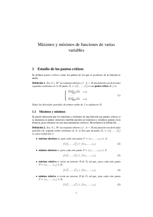 Miniatura del documento Maximos y mınimos de funciones de varias variables.pdf