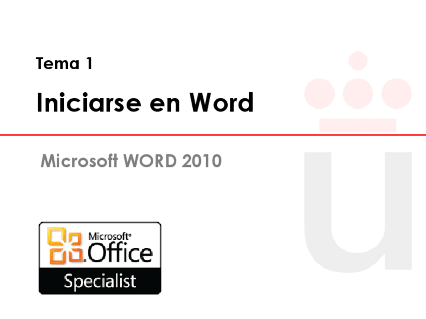 Miniatura del documento Tema_01 Iniciarse en Word 2010.pdf