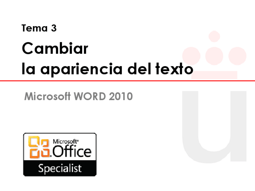 Miniatura del documento Presentación Tema_03 Cambiar apariencia del texto.pdf