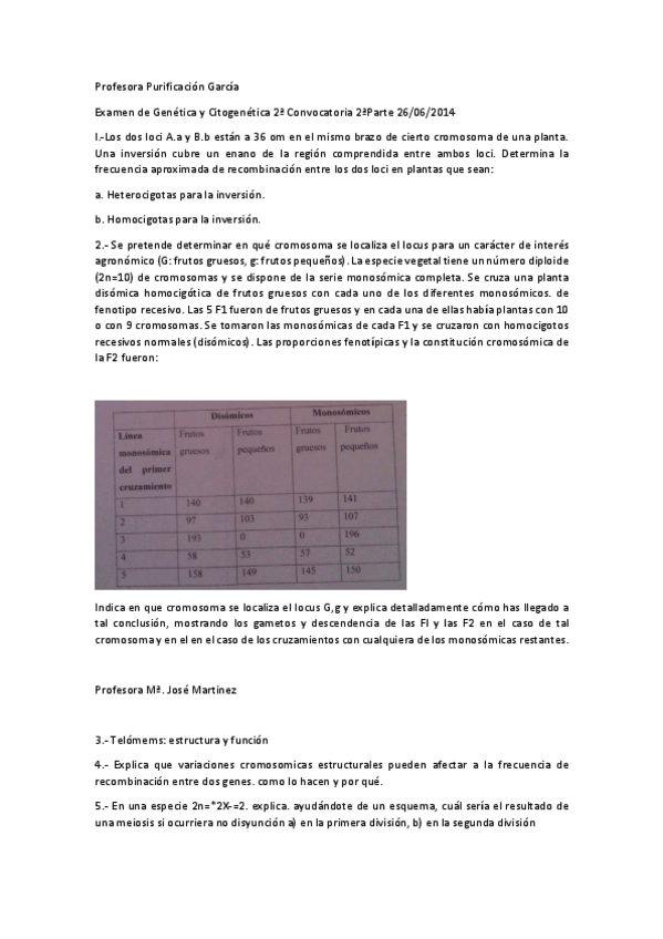 Miniatura del documento Examen de Genética y Citogenética 2ª Convocatoria 2ªParte 26 de junio del 2014.pdf
