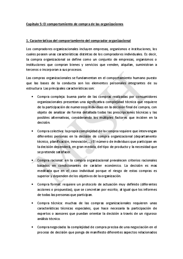 Miniatura del documento Capítulo 5 [El comportamiento de compra de las organizaciones] (1).pdf