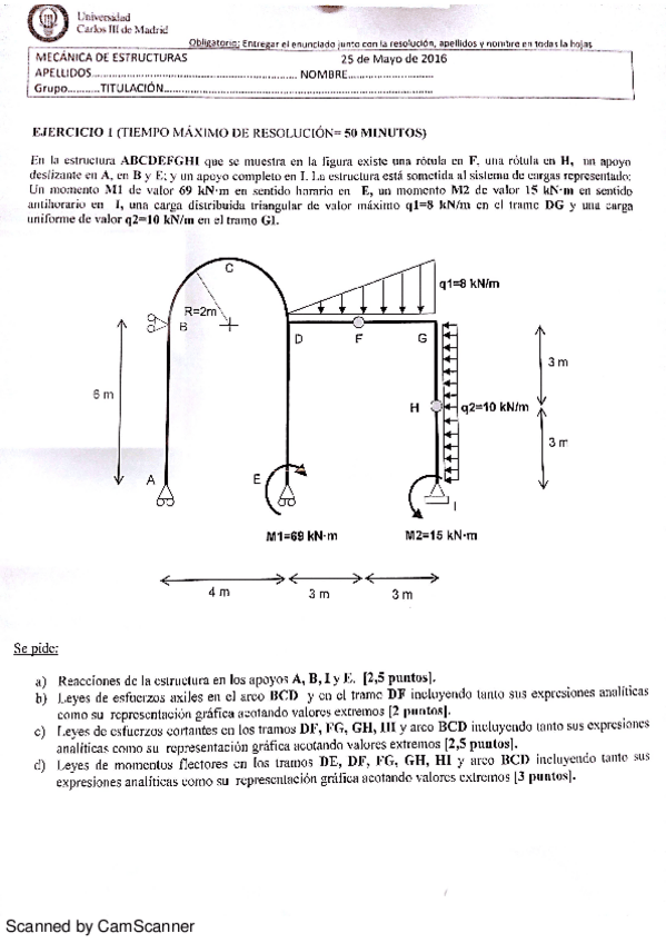 Miniatura del documento Examen Ordinario Ing.Industrial Mecánica de Estructuras Junio 2016.pdf