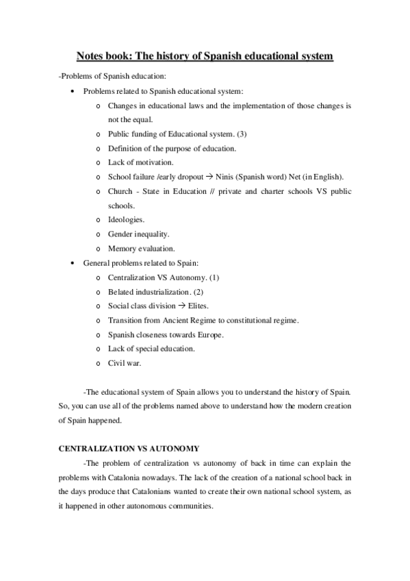 Miniatura del documento Notes-book-The-history-of-Spanish-educational-system.pdf