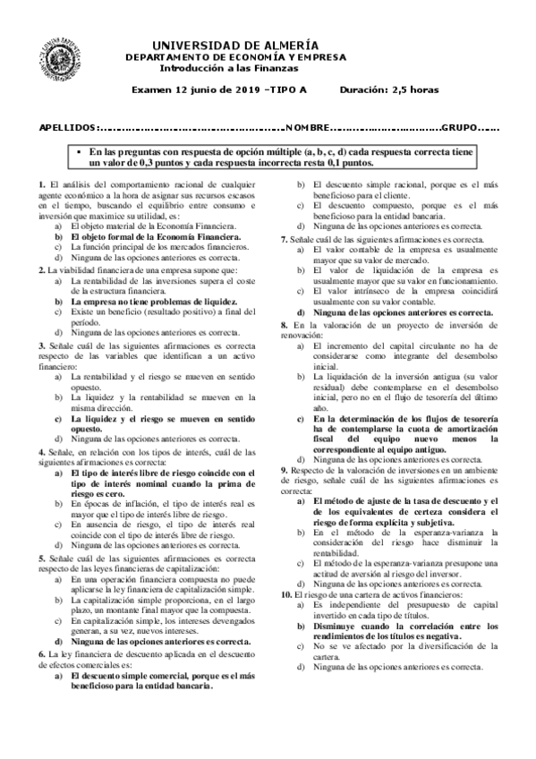 Miniatura del documento Examen Junio 2019 resuelto