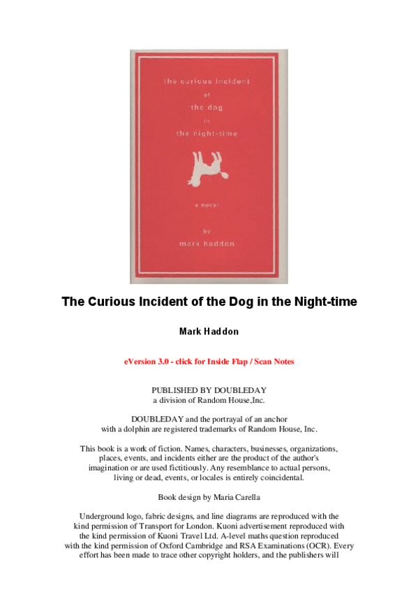 Miniatura del documento Libro ingles the curious incident of the dog in the night time.pdf