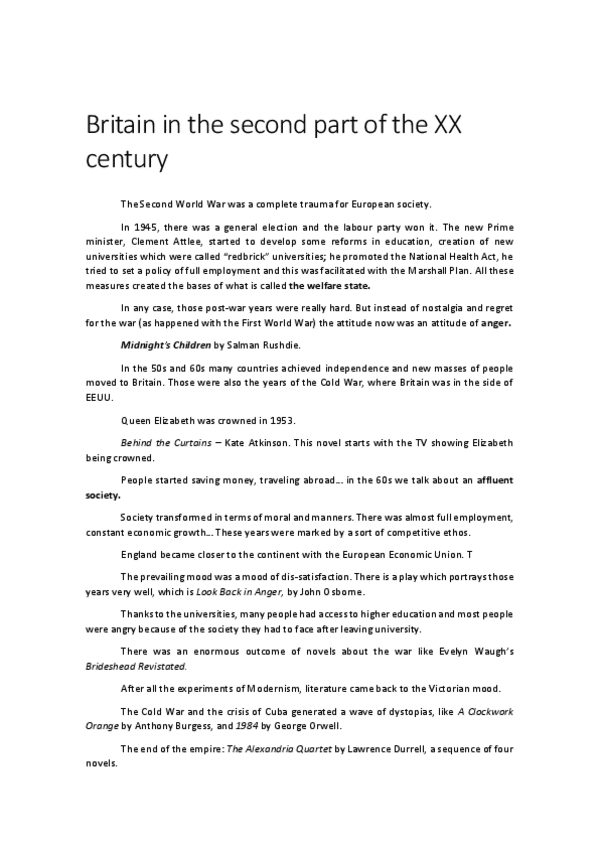 Miniatura del documento Britain in the second part of the XX century.pdf