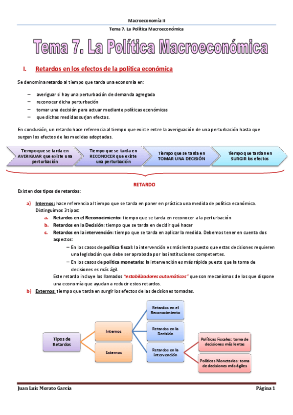 Miniatura del documento Tema 7. La Política Macroeconómica.pdf