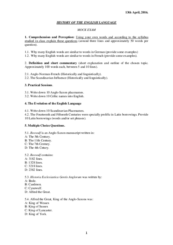 Miniatura del documento Mock Exam Hª Lengua Inglesa.pdf