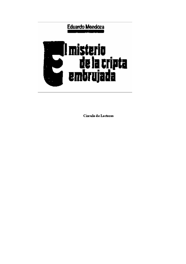 Miniatura del documento Eduardo Mendoza - El misterio de la cripta embrujada.pdf