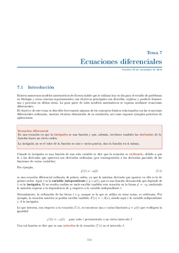Miniatura del documento Tema7. Ecuaciones diferenciales.pdf