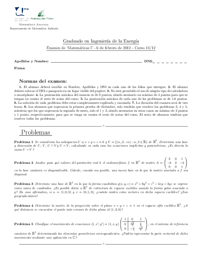 Miniatura del documento Exámenes Álgebra.pdf