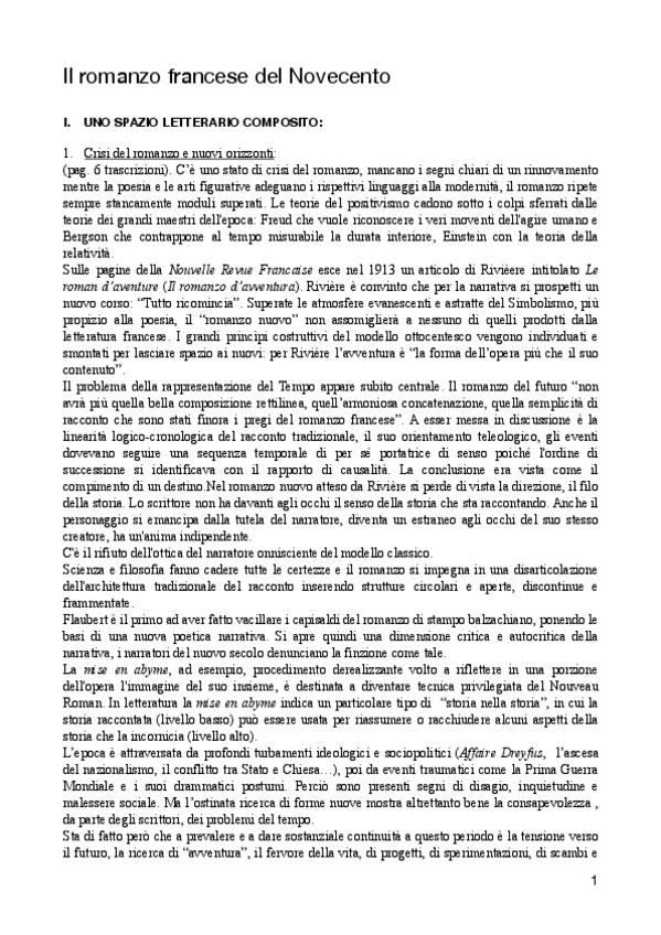 Miniatura del documento Il-romanzo-francese-del-Novecento.pdf
