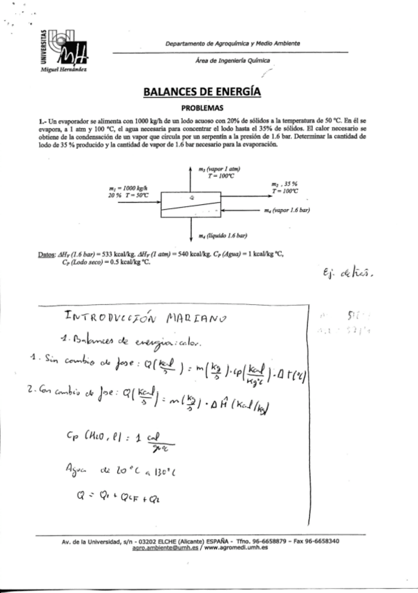 Miniatura del documento Pack 2 Ejercicios - Balances de energía - Termodinámica.pdf