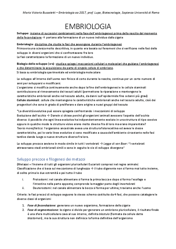 Miniatura del documento EMBRIOLOGIAappunti.pdf