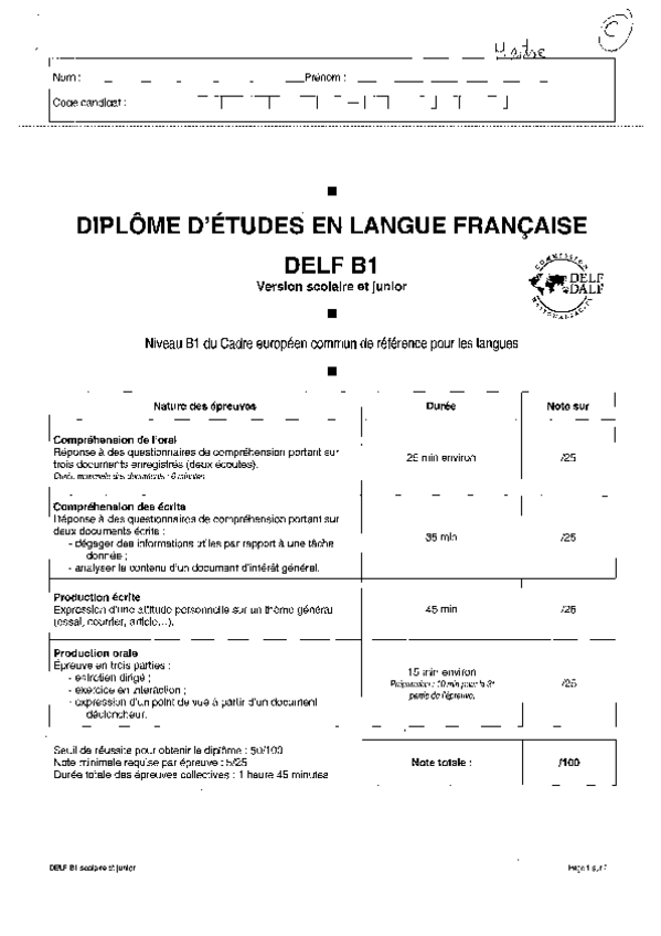 Miniatura del documento Examen Delf B1 (3).pdf