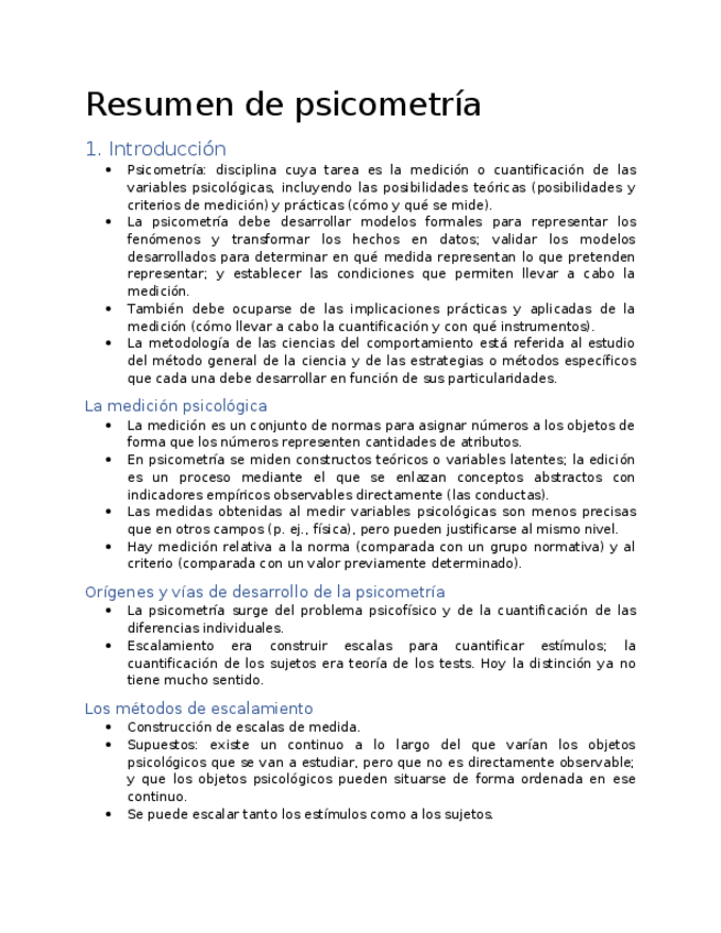 Miniatura del documento Resumendepsicometria.docx