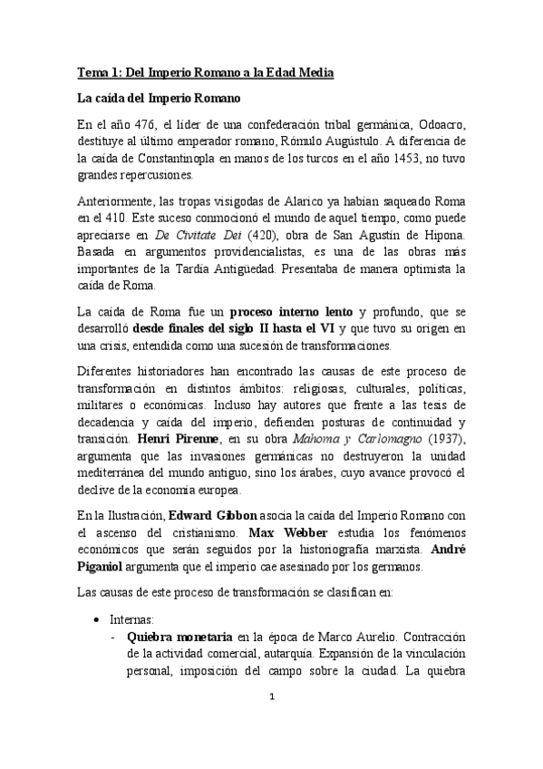 Miniatura del documento Del Imperio Romano a la Edad Media.pdf
