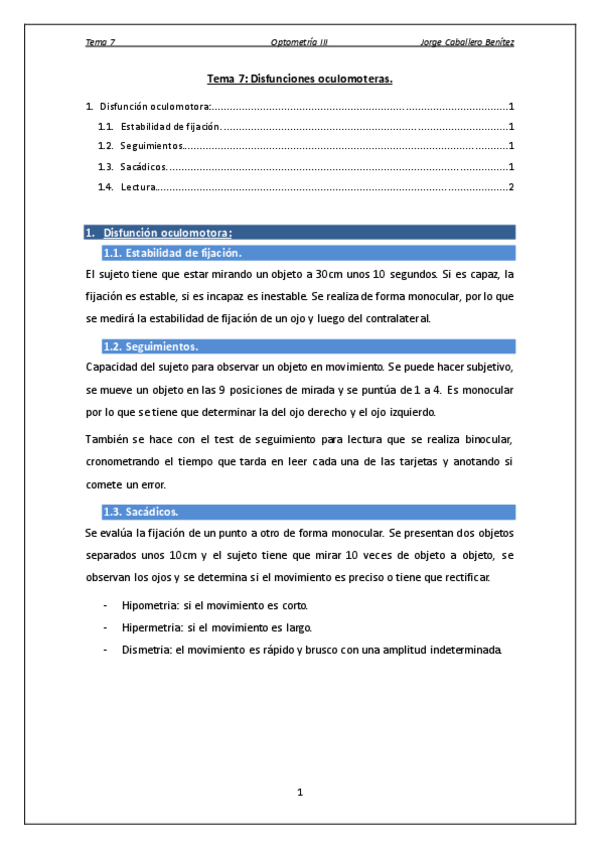 Miniatura del documento Tema 7 - Disfunciones oculomotoras.pdf