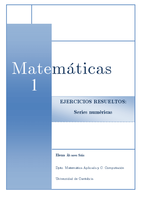 Miniatura del documento Ejercicios resueltos de series numéricas.pdf