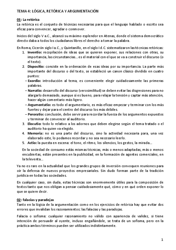Miniatura del documento La Retórica y falacias (Tema 4)