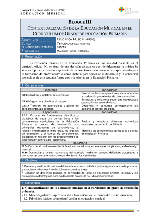 Miniatura del documento BLOQUE III_Contextualización de la educación musical en el currículum de grado de educación primaria.pdf