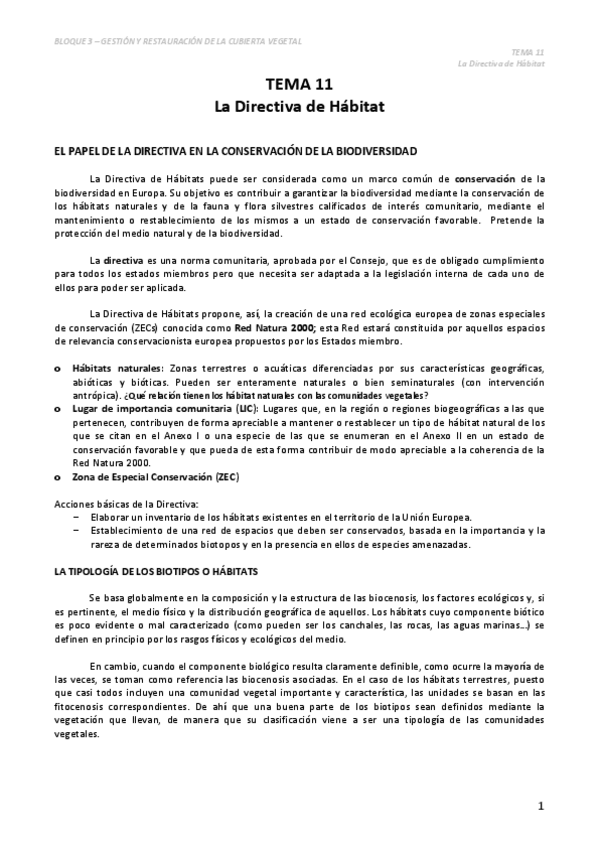 Miniatura del documento Tema 11 - La Directiva de Hábitat.pdf