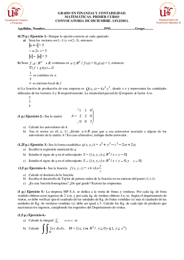 Miniatura del documento MATEMATICAS-Examen-Diciembre-2011.pdf