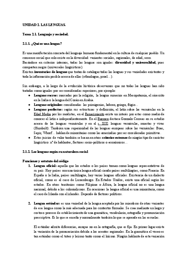 Miniatura del documento UNIDAD 2 Las lenguas