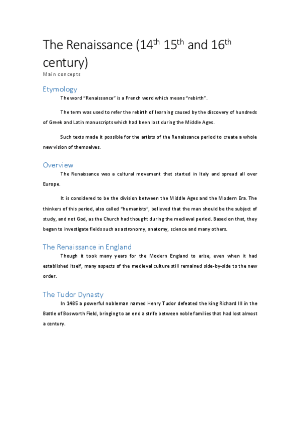 Miniatura del documento The Renaissance.pdf