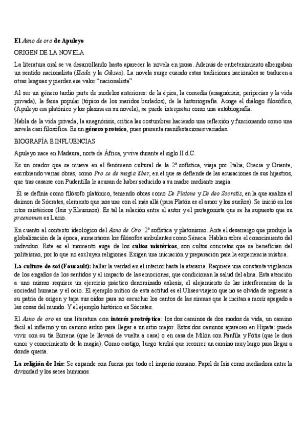 Miniatura del documento El asno de oro