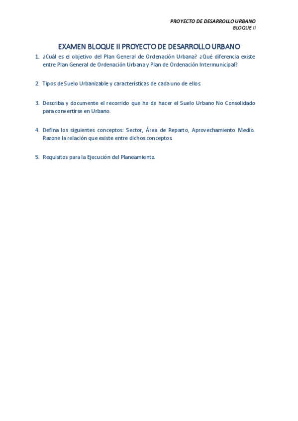 Miniatura del documento PREGUNTAS EXAMEN BLOQUE II PROYECTO DE DESARROLLO URBANO.pdf