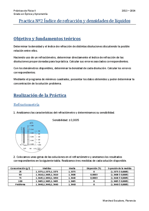 Miniatura del documento Practica 2 - Indices de refraccion y densidad.pdf