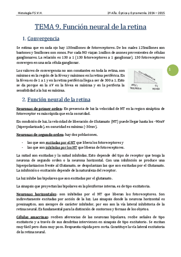 Miniatura del documento TEMA 9 - Función neural de la retina.pdf