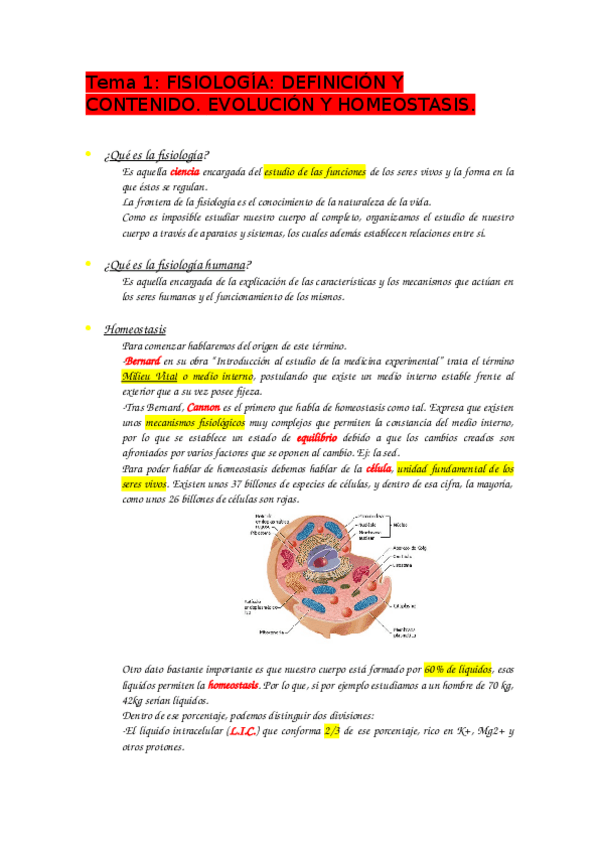 Miniatura del documento Fisiología, evolución y homeostasis