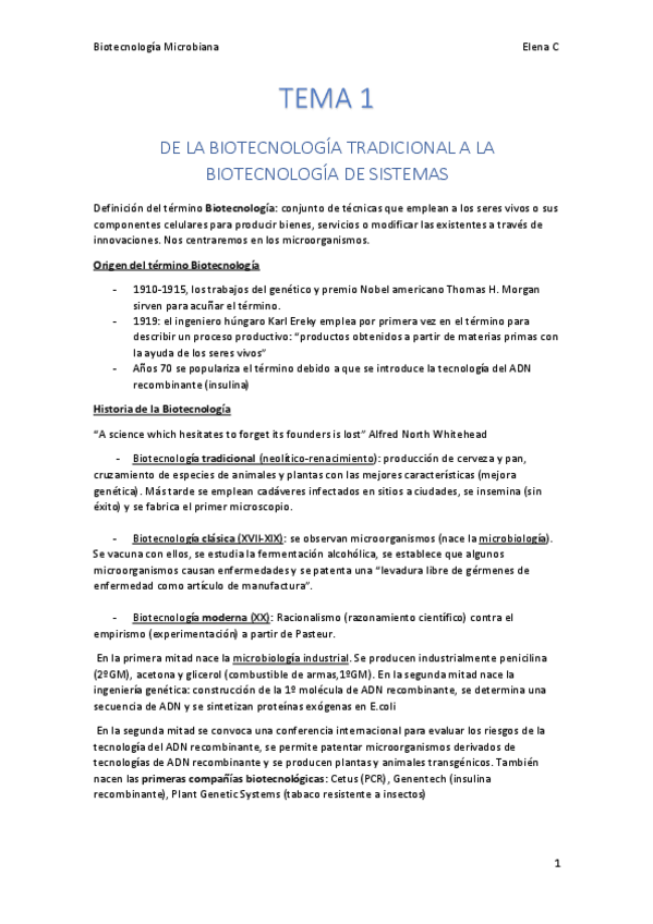 Miniatura del documento TEMA 1. Biotecnología microbiana