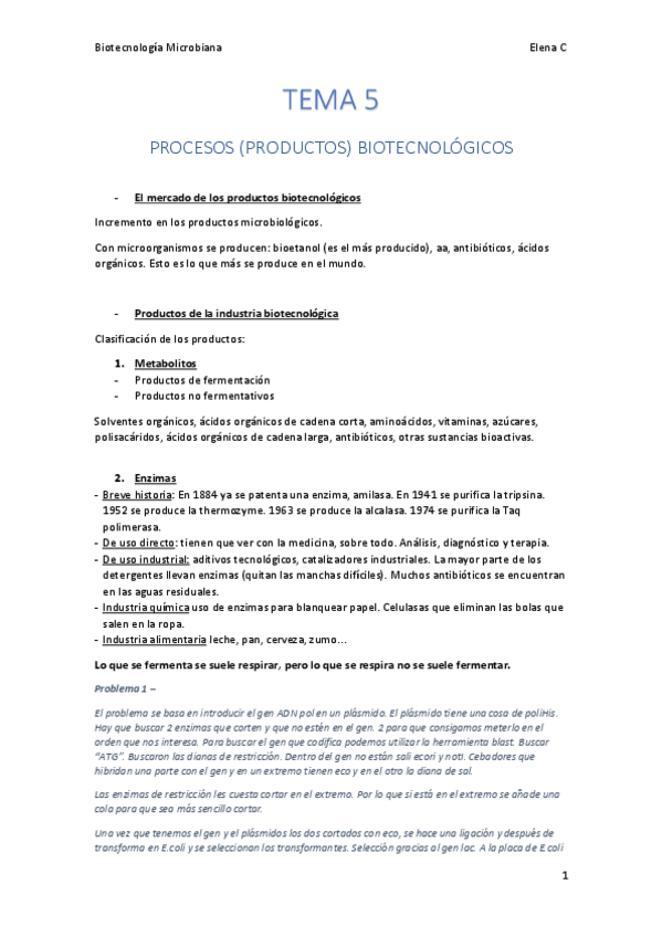 Miniatura del documento TEMA 5. Biotecnología microbiana