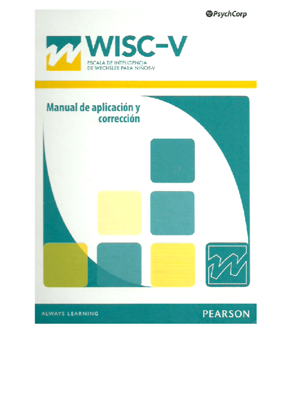 Miniatura del documento WISC-V-COMPLETO-Manual-de-Aplicacion-y-correccion.pdf