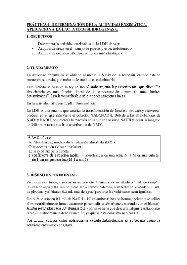 Miniatura del documento INFORME PRÁCTICA 4 - BIOQUÍMICA