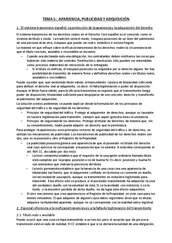 Miniatura del documento Tema 5 - Apariencia publicidad y adquisición.pdf