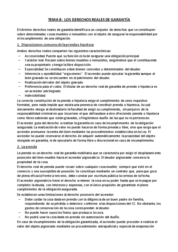 Miniatura del documento Tema 8 - Derechos reales de garantía.pdf