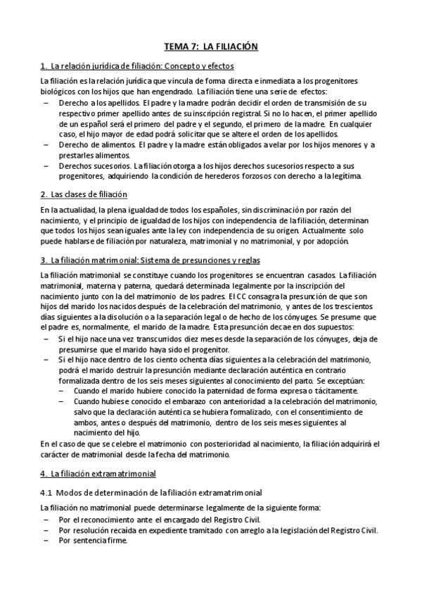 Miniatura del documento Tema 7 - La filiación.pdf
