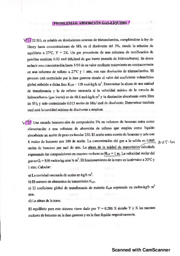 Miniatura del documento Ejercicios Absorción Gas Líquido