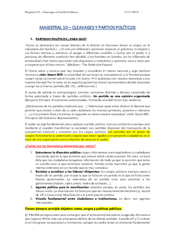 Miniatura del documento MAGISTRAL-10-Cleavages-y-partidos-politicos.pdf