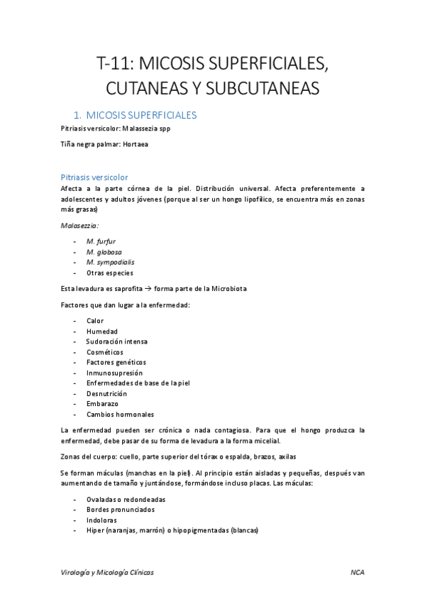 Miniatura del documento 11. Micosis superficiales cutaneas y subcutaneas.pdf