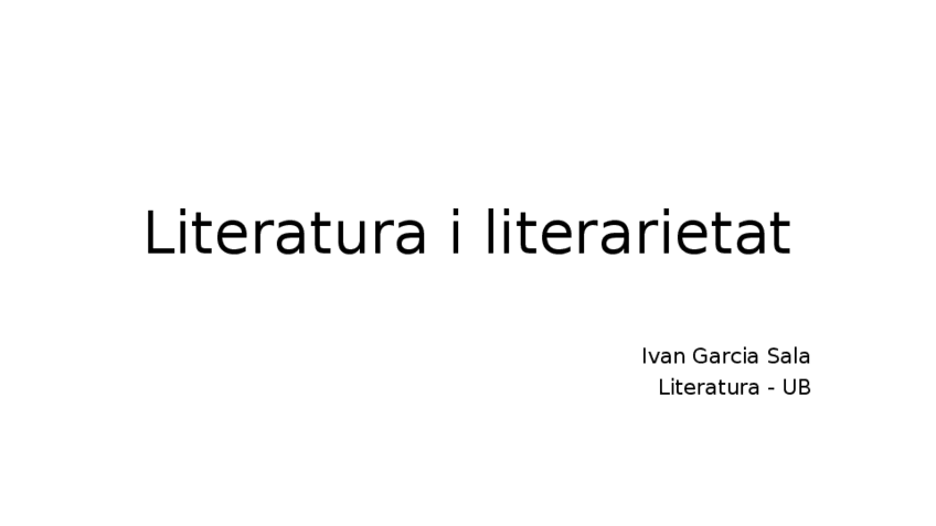 Miniatura del documento Literatura-i-literarietat2.pptx