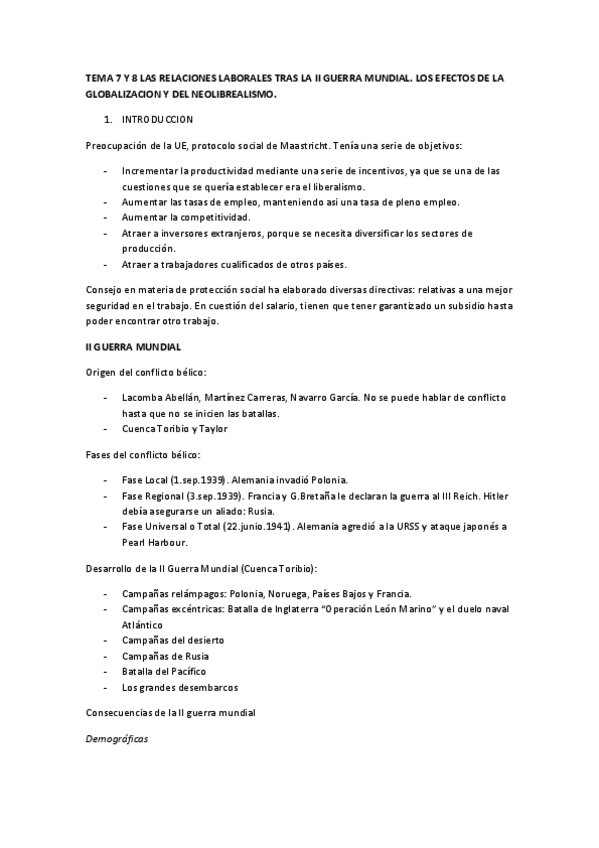 Miniatura del documento TEMA 7 Y 8 LAS RELACIONES LABORALES TRAS LA II GUERRA MUNDIAL.pdf