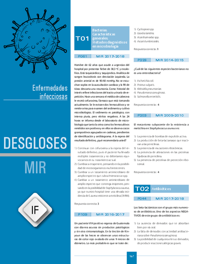 Miniatura del documento PREGUNTAS INFECCIOSAS MIR 2009-2018