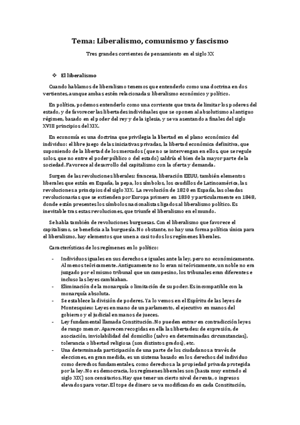 Miniatura del documento Tema 4. Liberalismo fascismo y comunismo.pdf