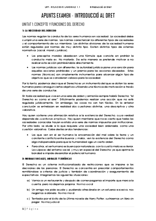 Miniatura del documento "Introducció al dret" - MARIA VICTORIA