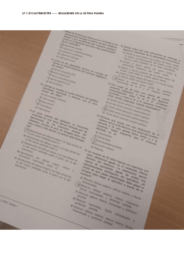 Miniatura del documento Fotos de un examen con SOLUCIONES